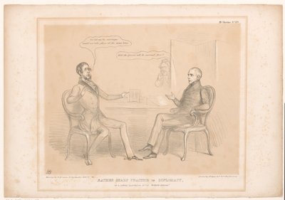 Spotprent op koninklijke huwelijken ممارسة حادة إلى حد ما في الدبلوماسية ، أو توضيح فضولي لـ Entente Cordiale (العنوان على الكائن) اسكتشات HB (عنوان السلسلة على الكائن) بواسطة جون دويل