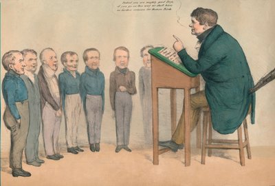 المعلم الأيرلندي ، 1836. بواسطة جون دويل