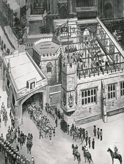 تتويج الملك جورج الخامس والملكة ماري ، لندن ، 1911. بواسطة جون دنكان