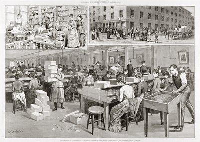 مشاهد إنتاج السجائر 1887 بواسطة جون دوركين