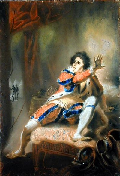 جون فيليب كمبل (1757-1823) - شكسبير ريتشارد الثالث (باستيل على ورق) بواسطة جون إيكشتاين