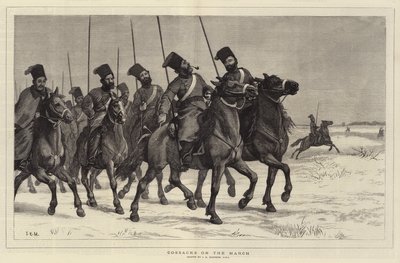القوزاق في مارس بواسطة John Evan Hodgson