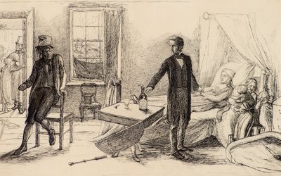 يشرب بواسطة جون إيفريت (Attr.to) Millais