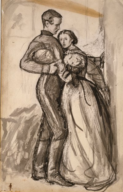 دراسة لـ "The Black Brunswicker" ، 1859 بواسطة جون ايفرت ميليس