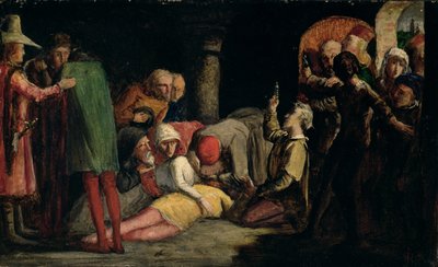 موت روميو وجولييت حوالي عام 1848 (زيت على لوح طاحونة) بواسطة جون ايفرت ميليس