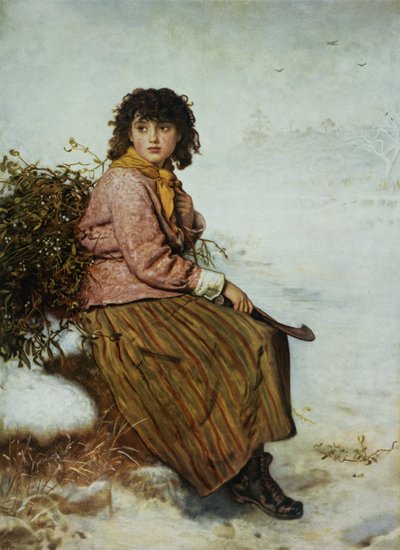 The Mistletoe Gatherer ، 1894 بواسطة جون ايفرت ميليس
