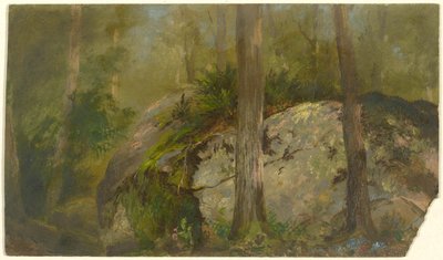 مشهد الغابة بواسطة John Ferguson Weir