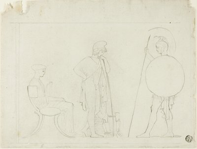 هيكتور تشيدينج باريس بواسطة John Flaxman