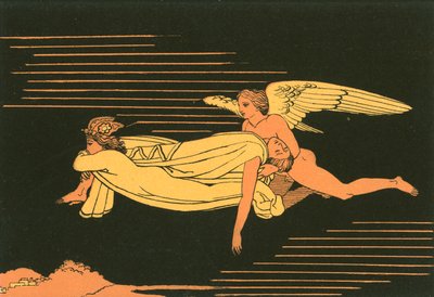 النوم والموت ينقلان جسد Sarpedon إلى Lycia بواسطة جون فلاكسمان