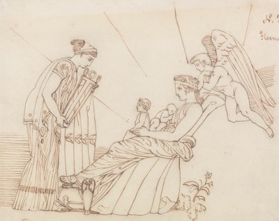 إلى Phoebus عند ولادته ، من Aeschylus ، Furies بواسطة جون فلاكسمان