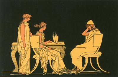 أوليسيس على طاولة سيرس بواسطة جون فلاكسمان