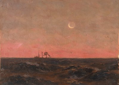 منظر بحري، حوالي عام 1900 (زيت على قماش) بواسطة جون فريزر