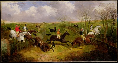 A Steeplechase (oil on canvas) بواسطة جون فريدريك هيرينج الابن