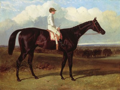 جوناثان وايلد a Dark Bay Race Horse ، في Goodwood ، T.Ryder up ، 1846 بواسطة جون فريدريك هيرينج الأب
