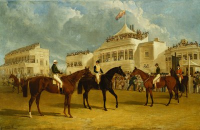 الاستعداد لبدء كأس إمبراطور روسيا في أسكوت ، 1845 ، 1845 بواسطة جون فريدريك هيرينج الأب