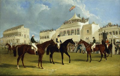 الاستعداد لبدء كأس إمبراطور روسيا في أسكوت ، 1845 ، 1845 بواسطة جون فريدريك هيرينج الأب