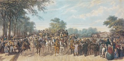 العودة من ديربي 1862 بواسطة جون فريدريك هيرينج الأب