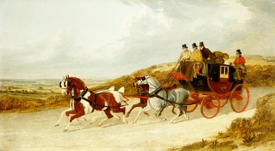 إدنبرة ولندن رويال ميل ، 1838 بواسطة جون فريدريك هيرينج الأب