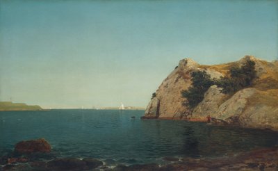 بيكون روك ، نيوبورت هاربور ، 1857. بواسطة جون فريدريك كينسيت