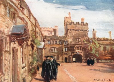 كلية يسوع (طباعة حجرية ملونة) بواسطة جون فوليلوف