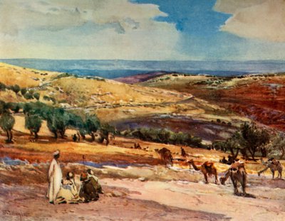 على الطريق من القدس إلى بيت عنيا 1902. بواسطة جون فوليلوف