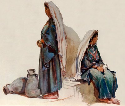 دراسات المرأة الفلاحية السورية 1902. بواسطة جون فوليلوف