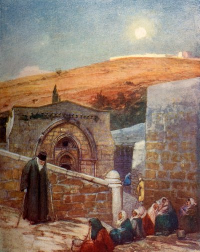 مصلى قبر العذراء عند سفح جبل الزيتون 1902. بواسطة جون فوليلوف
