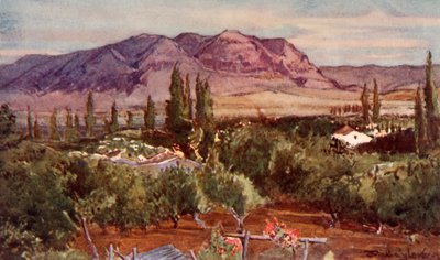 جبل الإغراء من أريحا ، 1902. بواسطة جون فوليلوف