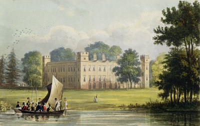 منزل سيون ، من ر. اكرمان (1764-1834) "مستودع الفنون" ، نُشر عام 1823 (نقش الألوان) بواسطة جون جندال