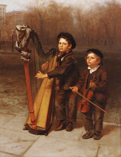 عربات صغيرة ، 1874 بواسطة جون جورج براون