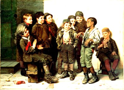 رقص الشارع ، 1883 بواسطة جون جورج براون