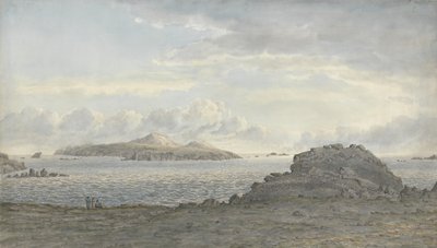 رئيس سانت ديفيدز ، بيمبروكشاير ، ج 1805 (مرحاض على ورق) بواسطة جون جلوفر