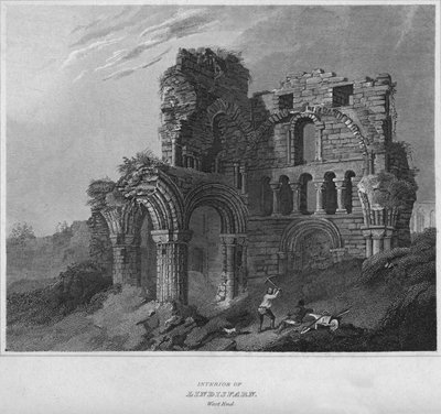 الداخلية من Lindisfarn. ويست إند ، 1814 بواسطة جون جريج