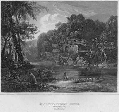 خلايا القسطنطينية ، بالقرب من قلعة كولبي. كمبرلاند ، 1814 بواسطة جون جريج