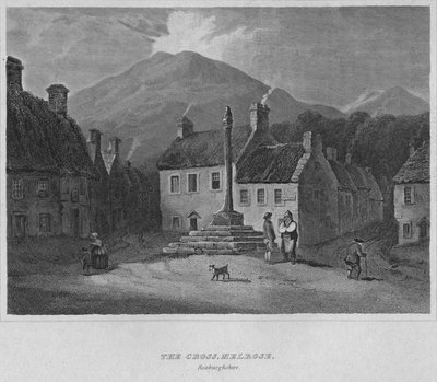 الصليب ، ميلروز ، روكسبيرشاير ، 1814 بواسطة جون جريج