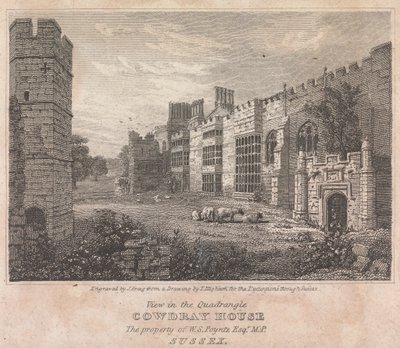 عرض في Quadrangle Cowdray House (للرحلات عبر Essex) ؛ الصفحة 74 (المجلد الأول) بواسطة جون جريج
