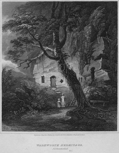 واركورث هيرميتاج ، نورثمبرلاند ، 1814 بواسطة جون جريج