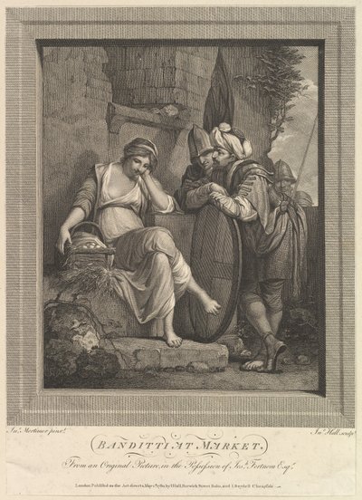 بانديتي في السوق ، 9 نوفمبر 1780. بواسطة جون هول