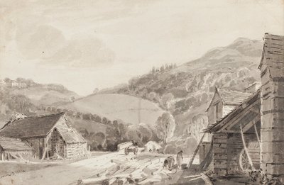 Skelwith ، 1821 (مرحاض على ورق) بواسطة جون هاردن