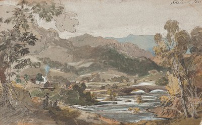 جسر سكيلويث ، 1812 (مرحاض على ورق) بواسطة جون هاردن