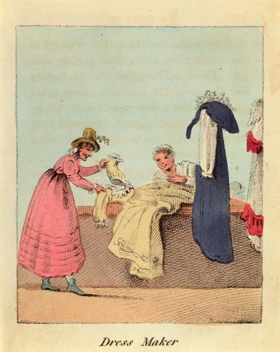"صانع اللباس" ، 1818 بواسطة جون هاريس