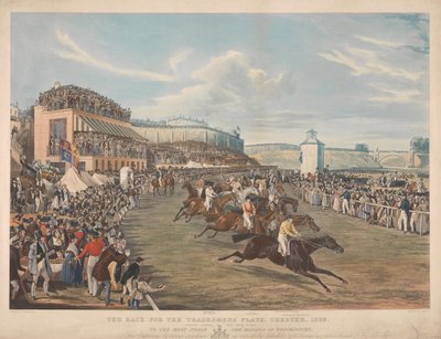 بدأ سباق لوحة التجار ، تشيستر ، 1839 / ثمانية عشر ، ثلاثة فقط وضعوا ... بواسطة جون هاريس