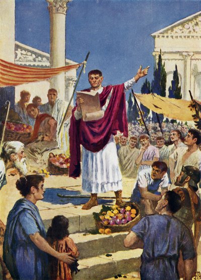 إعلان مرسوم ميلانو ، 313 م بواسطة جون هاريس فالدا