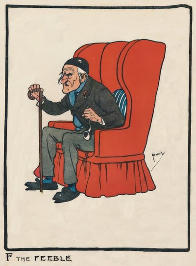 F the Feeble - J. Hassall - Zeichnung، 1903 بواسطة جون هاسال