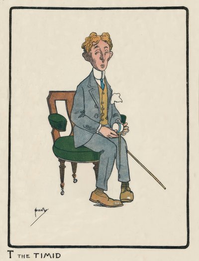 T Timid - J. Hassall - drawing ، 1903 بواسطة جون هاسال