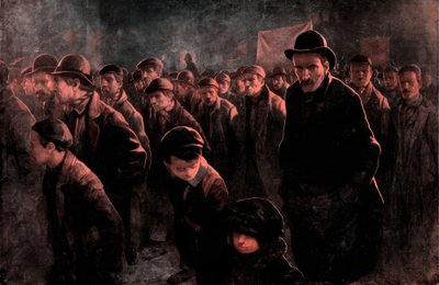 المتعطلون - ج. هاسال - الرسم ، حوالي 1911 بواسطة جون هاسال
