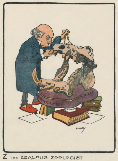 Z Zoolous Zoologist - J. Hassall - Drawing ، 1903 بواسطة جون هاسال