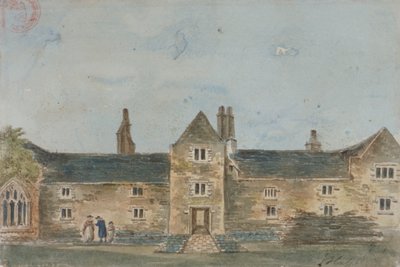 Ellis Davy's Almshouses، Croydon، Surrey، c1800 بواسطة جون هاسل