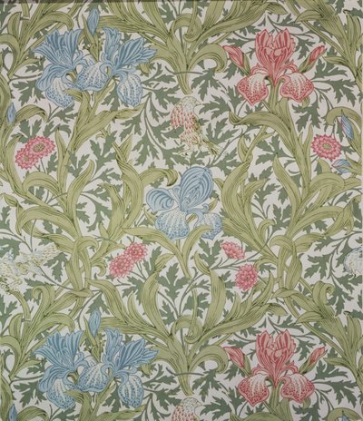 خلفية Iris ، التي صممها John Henry Dearle (1860-1932) لشركة Morris und Company ، 1902 بواسطة جون هنري ديرل