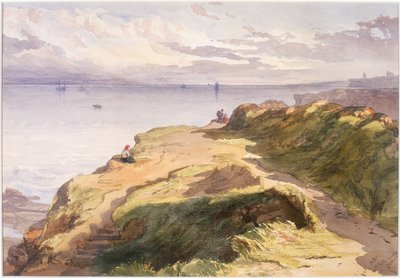 بالقرب من Cullercoats (قلم رصاص وألوان مائية على ورق) بواسطة جون هنري مول